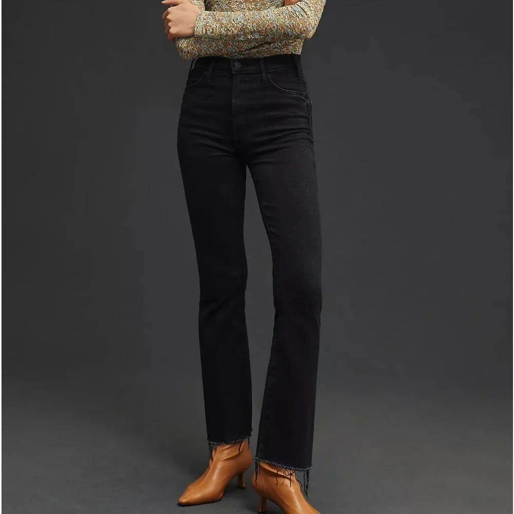 NWT MOTHER The Hustler Ankle Fray Jeans - Picture 3 of 7